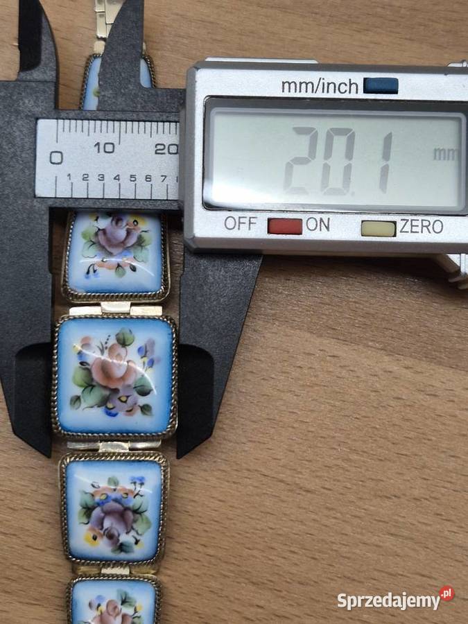 Zegarekbransoletka Czajka Chaika porcelanka Chorzów