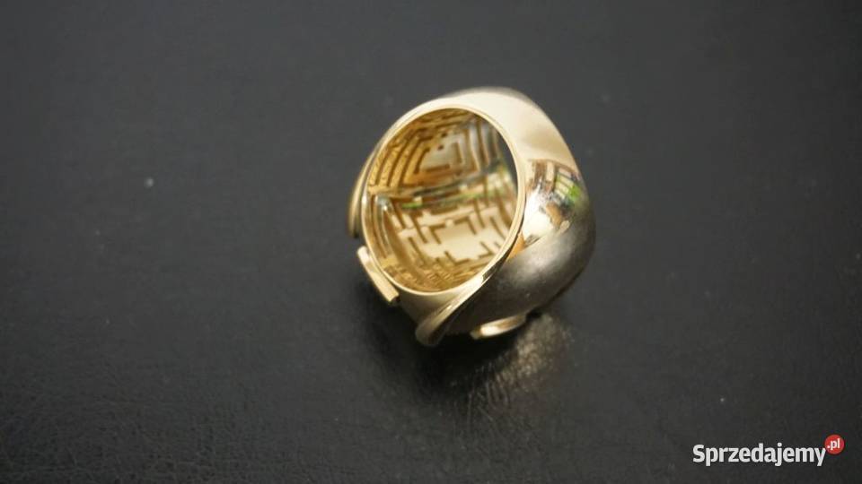 Złoty Niespotykany Super Sygnet Versace 43G złoto Sygnety mazowieckie Warszawa