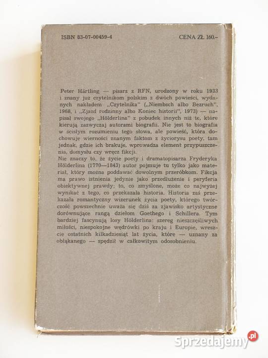 Hlderlin Peter Hrtling Kraków