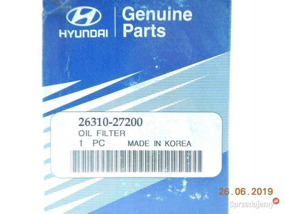 FILTR OLEJU HYUNDAI SANTA FE I 0106 TUCSON ASO osobowe