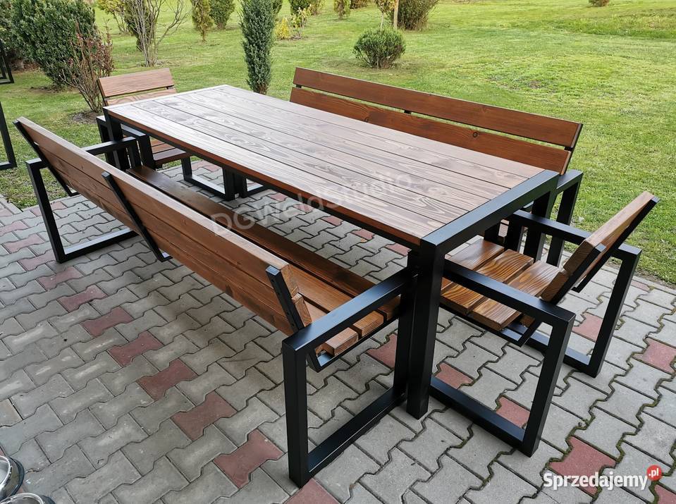 Nowoczesne meble ogrodowe SQUARE ławka ogrodowa