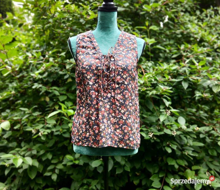 Kwiatowa bluzka top Vero Moda S 36 kwiaty floral Szczecin