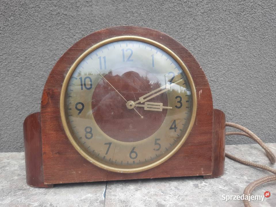 80 Stary zegar bufetowy elektryczny Siemens
