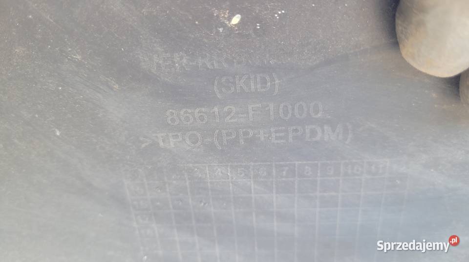 KIA SPORTAGE IV 15 DOKŁADKA SPOILER ZDERZAKA TYŁ Ruda Śląska sprzedam