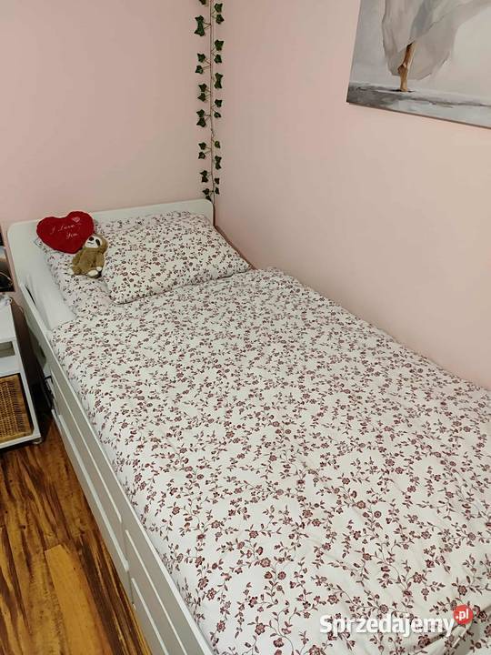 Łożko Ikea 90x200 plus materac i stelaż Dom i Ogród Zielona Góra