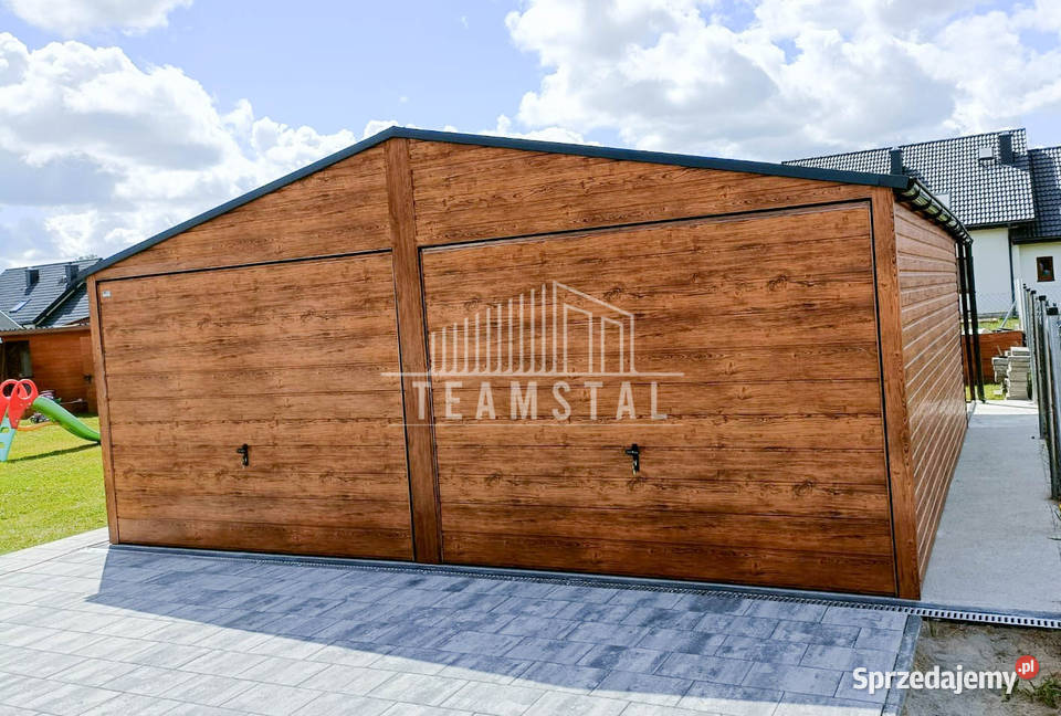 GARAŻ BLASZANY 6m x 5m 2x Brama wiata drzwi okno Drawsko Pomorskie sprzedam