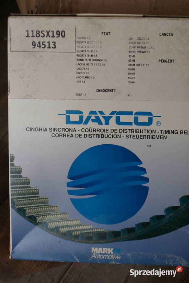 5033 GATES PASEK ROZRZĄDU FIAT PEUGEOT 118 MP mazowieckie Białobrzegi