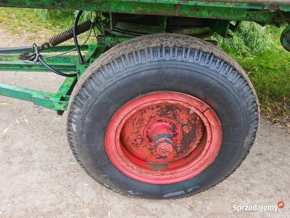 Przyczepa rolnicza wywrotka na dwie strony że Maszyny rolnicze Lubawa sprzedam