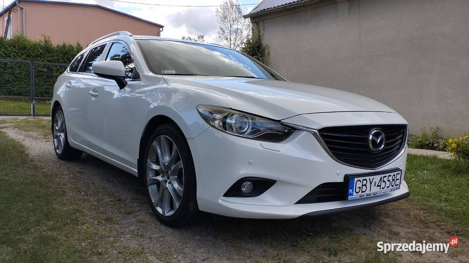 Mazda 6 2014 22 diesel Skyactiv biała perła Bytów