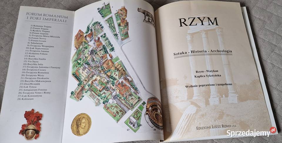 Książka Rzym założenia do naszych czasów Watykan Kraków sprzedam
