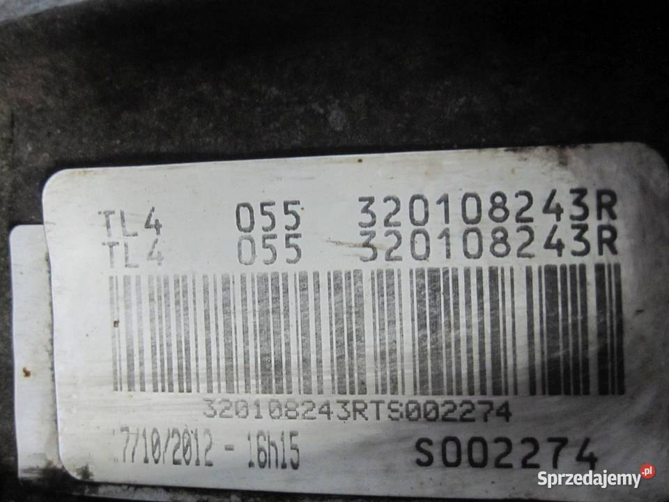 RENAULT MEGANE 15 DCI 13R K9K636 110 131 TL4055