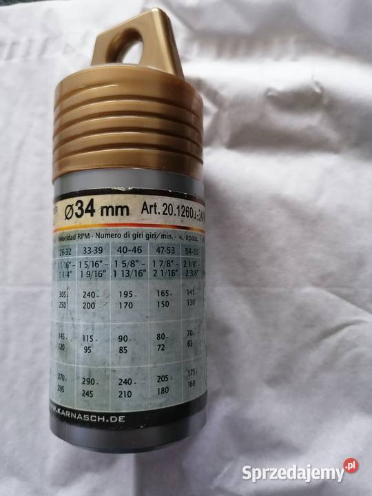 KARNASCH Wiertło koronowe fi 38x30mm Weldon G Będzin