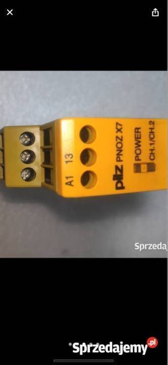 Wylacznik awaryjny Pilz 24VACDC 2no PNOZ X7 Pozostałe Pozostałe Gliwice