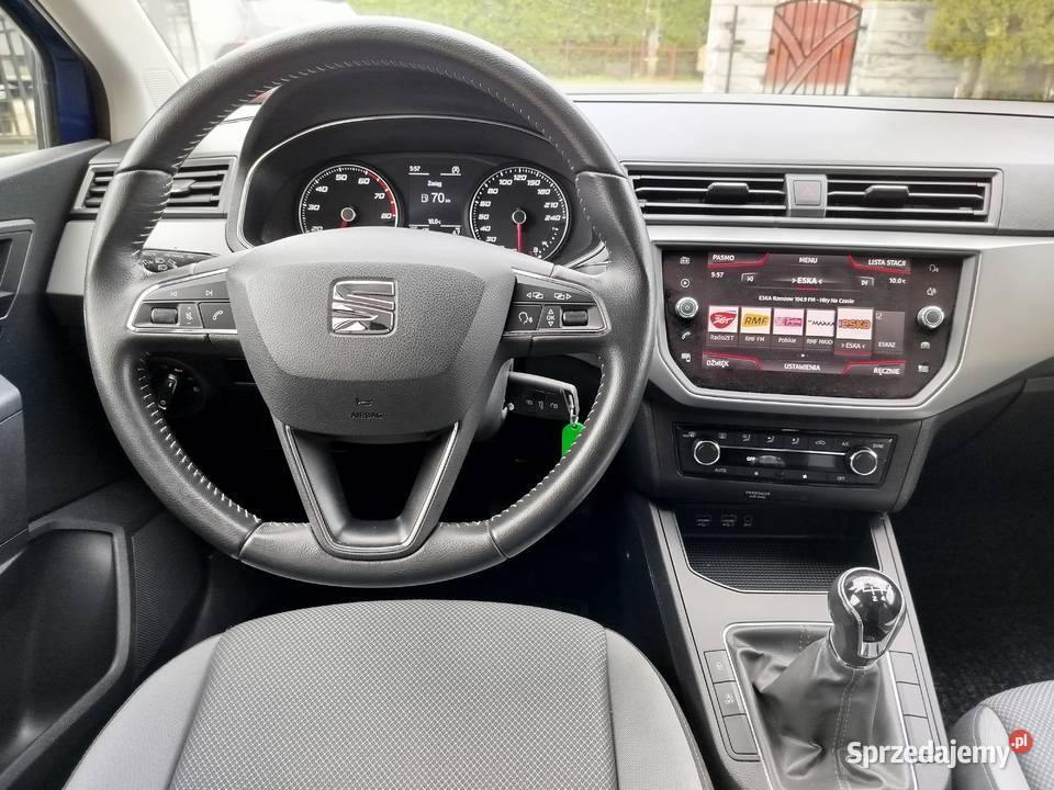 Seat Ibiza benzyna MPI 2018 ledy radar klima nieuszkodzony Brzozów sprzedam