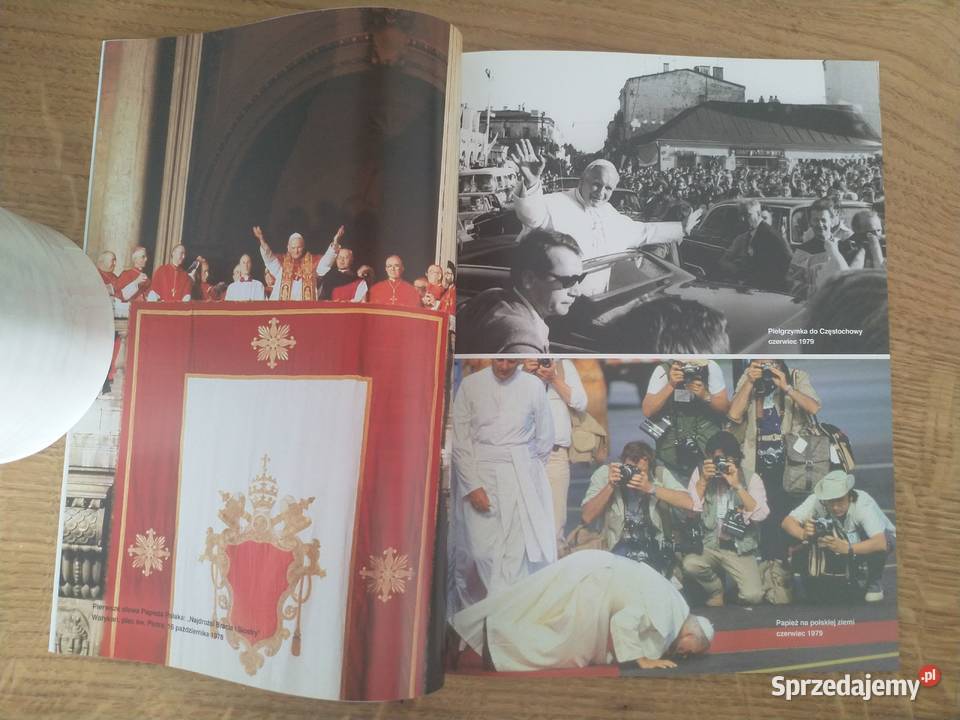 Jan Paweł II Najpiękniejsze zdjęcia pontyfikatu Poradniki, albumy i reportaże Gdańsk sprzedam
