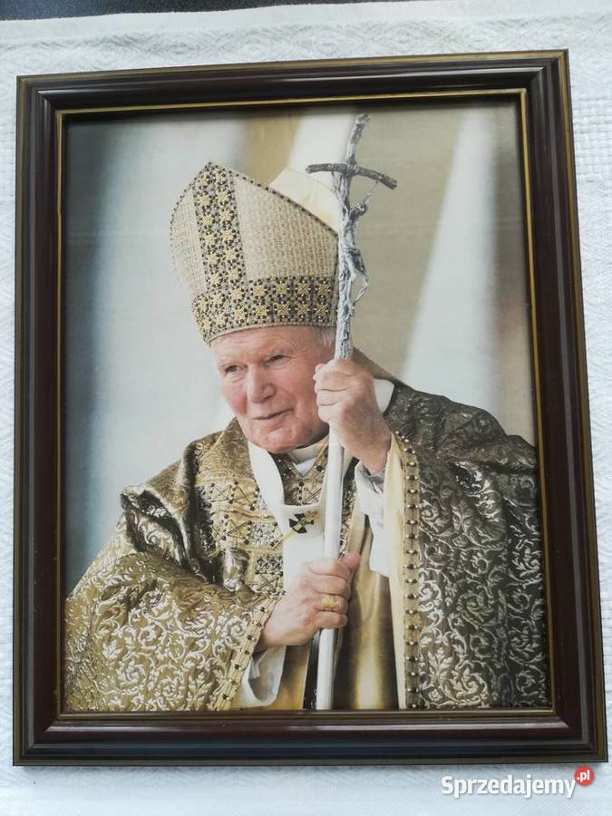 święty obrazek wizerunek św Jana Pawła II papież Gdańsk