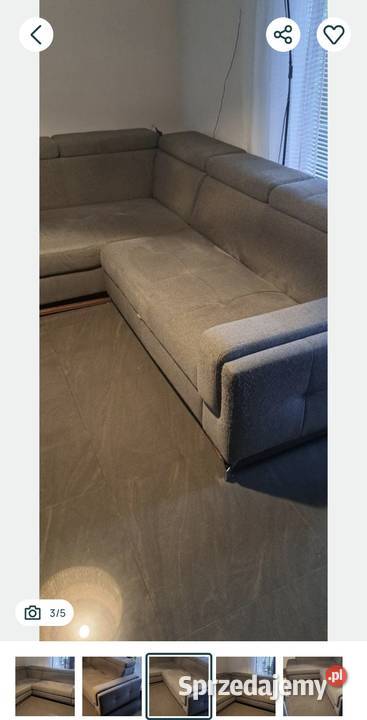 Narożnik z funkcją do spania 200cm Piotrków Trybunalski