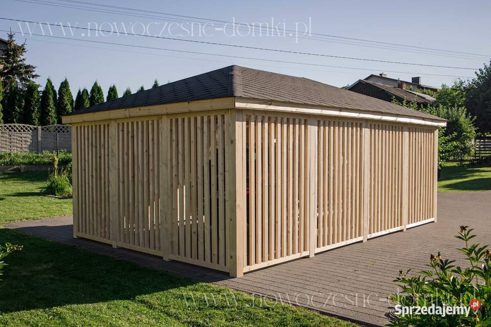 Wiata Samochodowa Drewniana San Ariano 4x6m