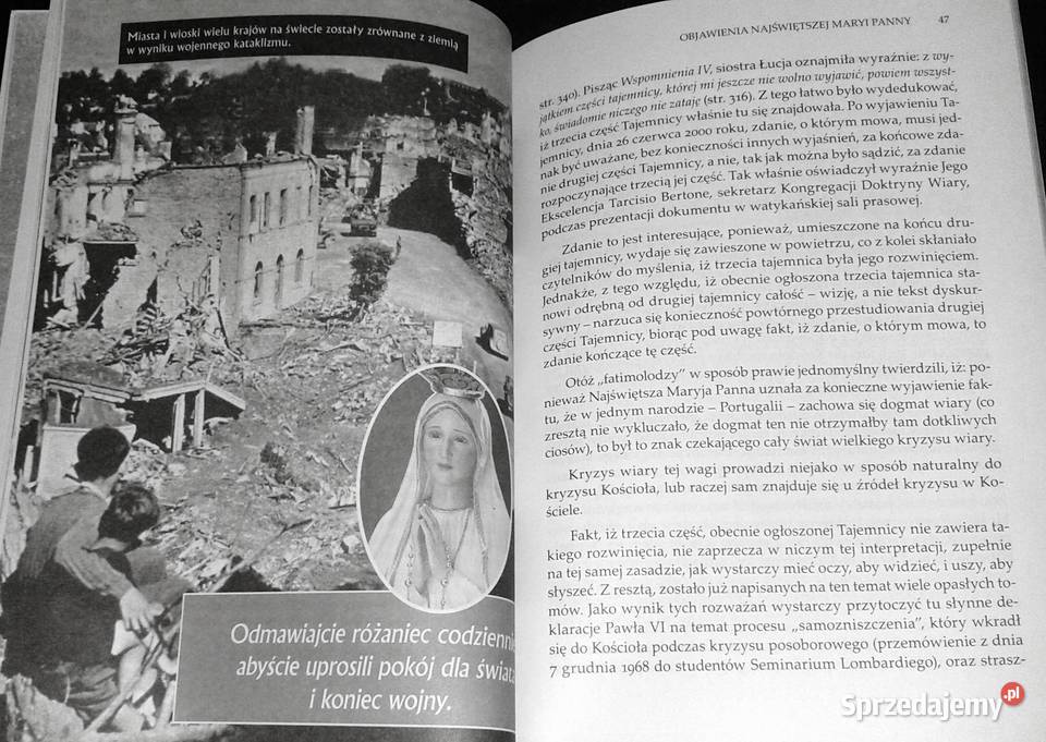 Fatima Orędzie tragedii czy nadziei Antonio lubelskie Chełm sprzedam
