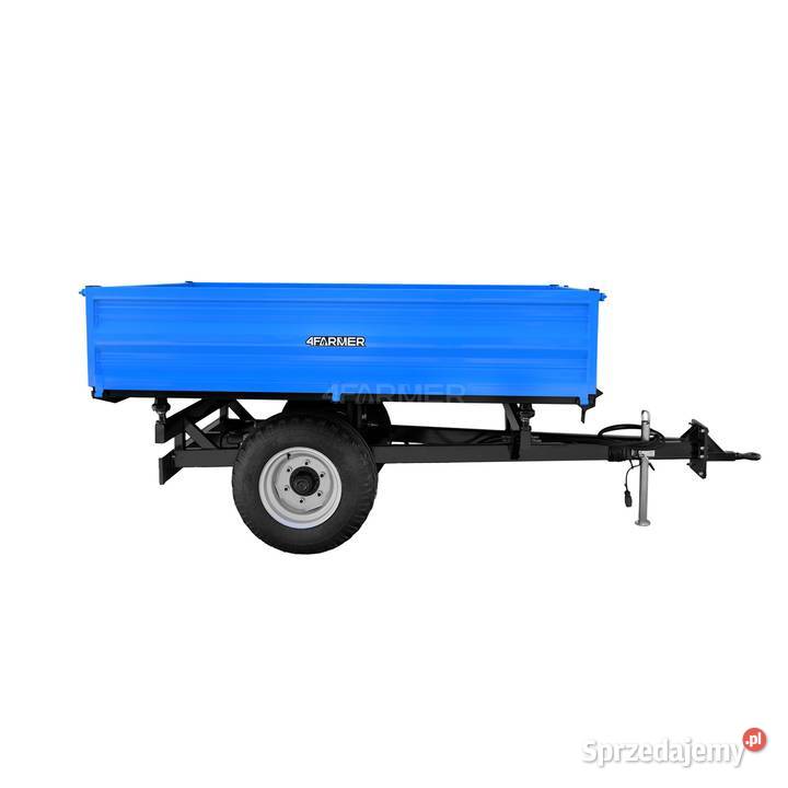 Przyczepa rolnicza jednoosiowa 2T z kiprem i Tajęcina sprzedam