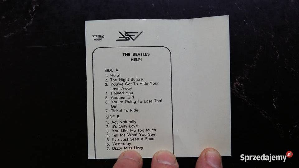 Kaseta The Beatles Help Siemiatycze