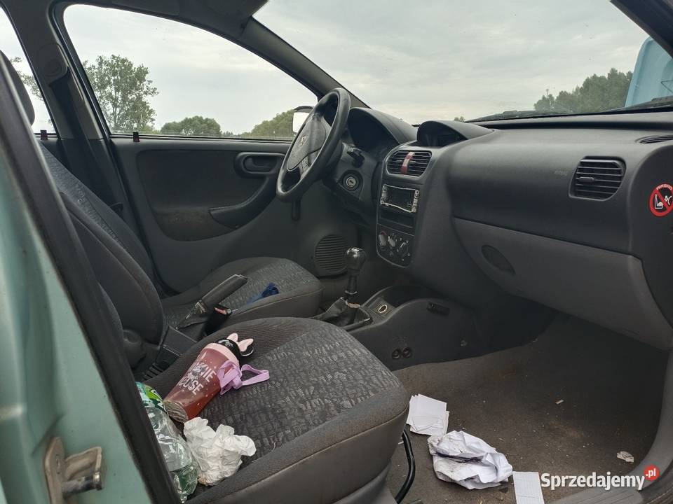 Opel Corsa C 12 lpg 16v2004 Uszkodzony 220000km Zgierz