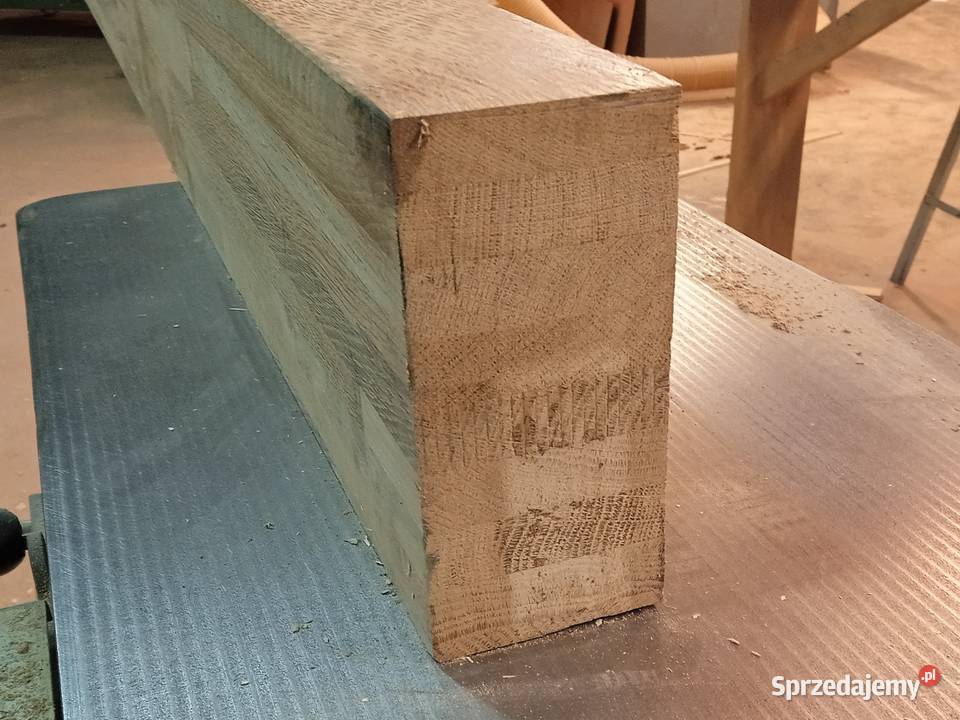 Belka drewniana dębowa klejona przekrój 8 x 17 kujawsko-pomorskie Bydgoszcz