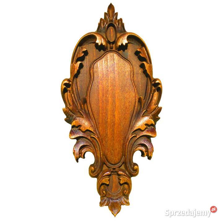 B21R Rzeźbiona deska pod rogacza koziołka dąb