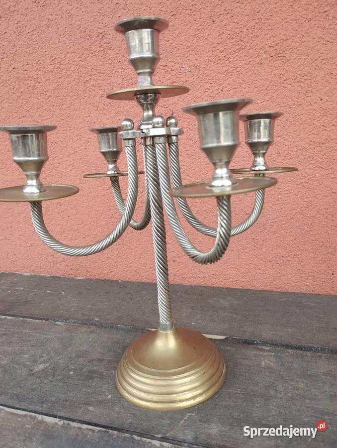 Świecznik art deco Stalowa Wola