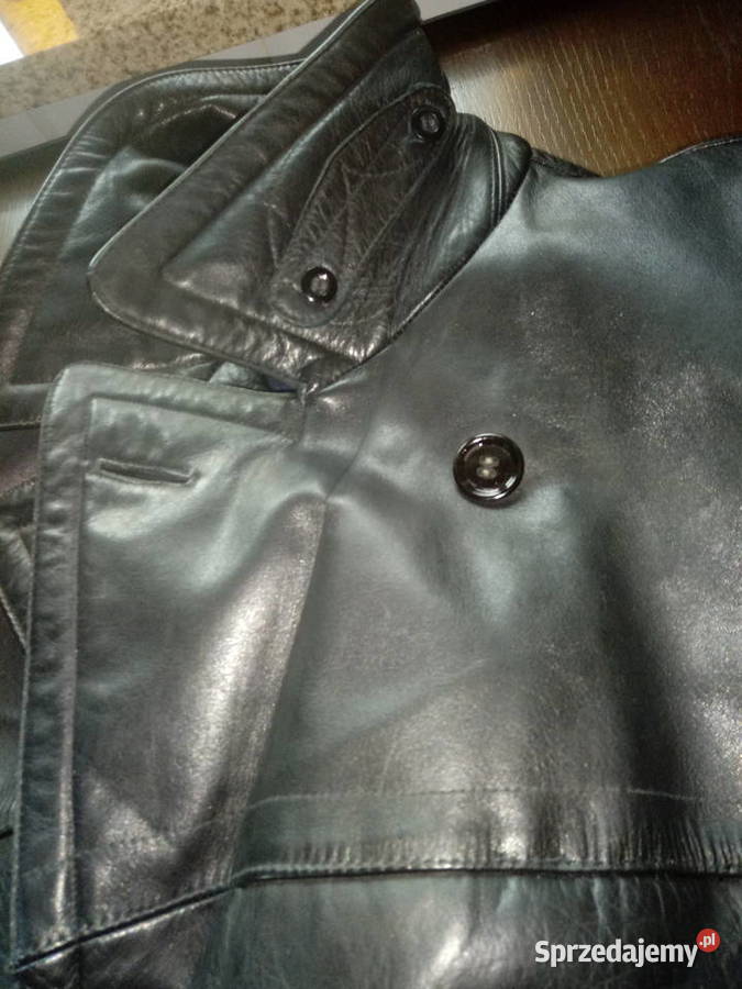 płaszcz skórzany oficerski niemiecki wermacht Piotrówek