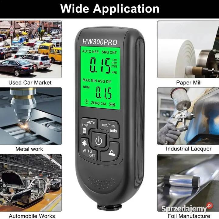 Miernik grubości lakieru wysoka precyzja Wykrywacze Wrocław sprzedam