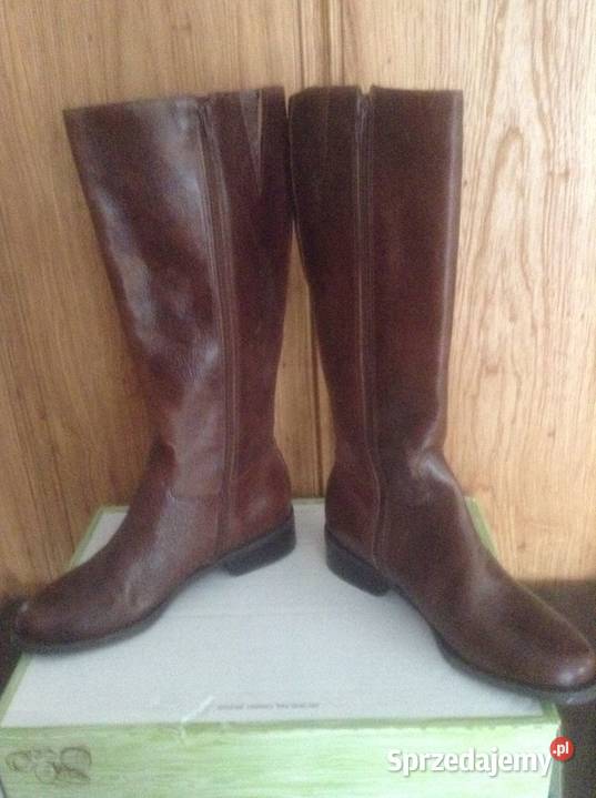 Brazylijskie nowe damskie kozaki z naturalnej Opole sprzedam