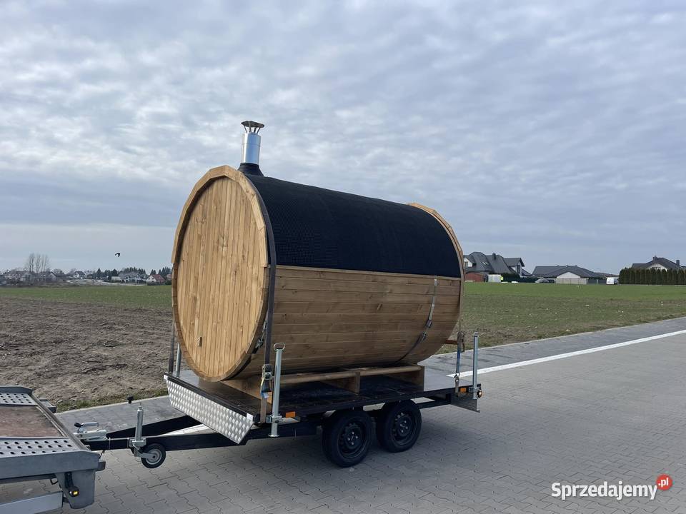 Sauna z przyczepą podlaskie Łomża sprzedam