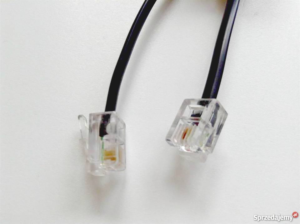 Kabel telefoniczny 3 m szary mazowieckie Płock sprzedam