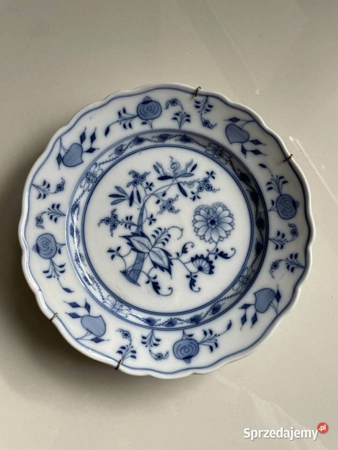 Talerz Meissen Misnia wzór cebulowy vintage Toruń