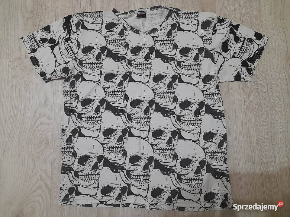 Koszulka z krótkim rękawem w czaszki Chynowo