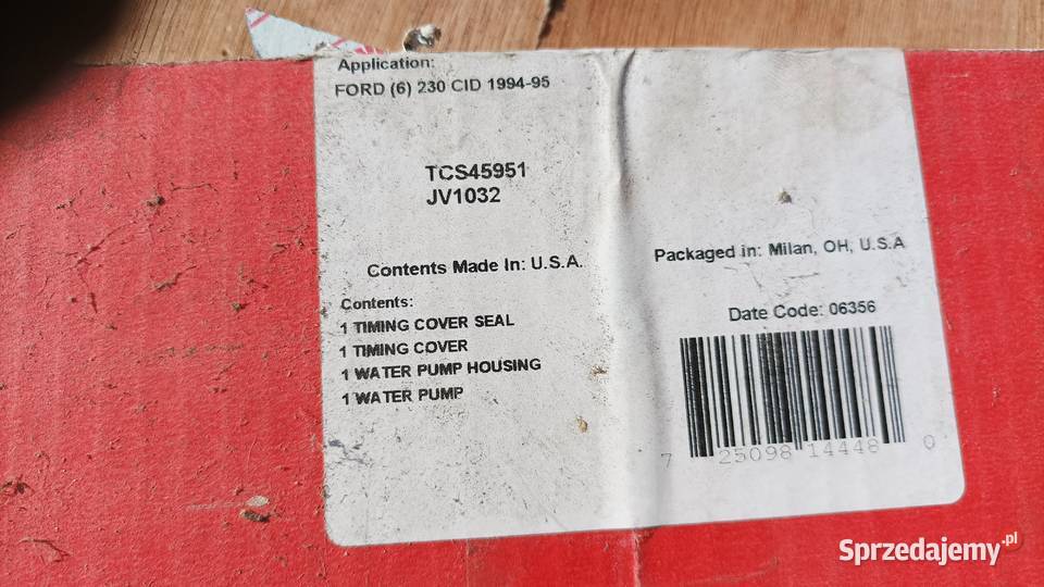 Zestaw uszczelek Ford USA pompa wody 14448 sprzedam