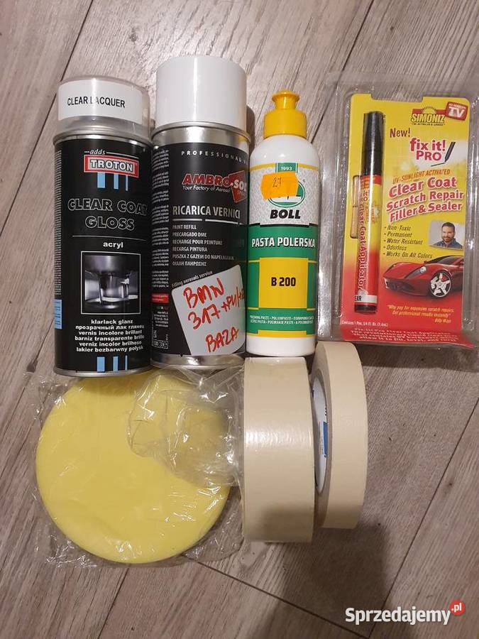 lakier orientblau 317 bezbarwny pasta polerska i sprzedam