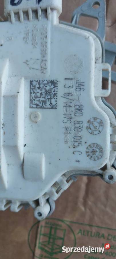 Zamek drzwi lewy tył AUDI A4 B8 6PIN 8K0839015C osobowe zachodniopomorskie Szczecin sprzedam