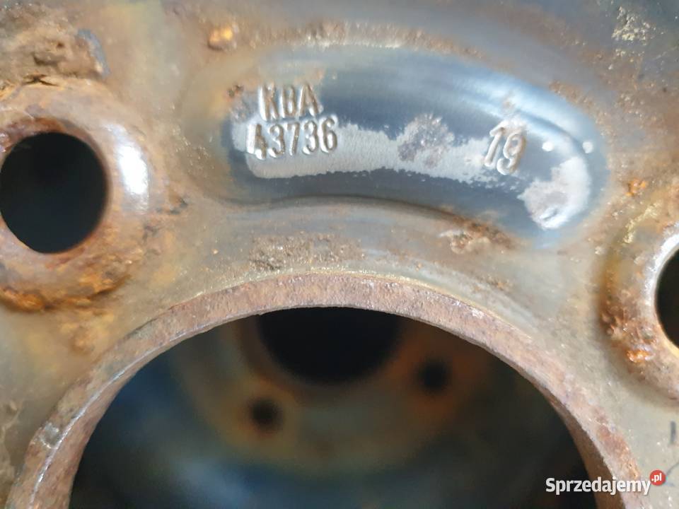 felga stalowa 14 opona Dunlop 18565R14 zima Samochodowe Dobre Miasto