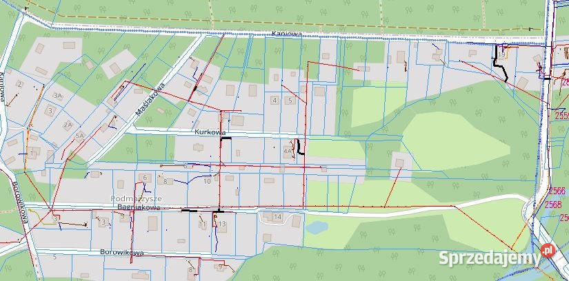 Działka w lesie Nieruchomości Kuby-Młyny