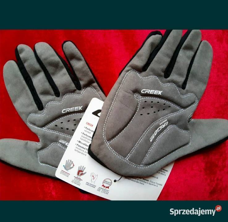 Rekawiczki Garneau creek rower czarne lekkie Piastów