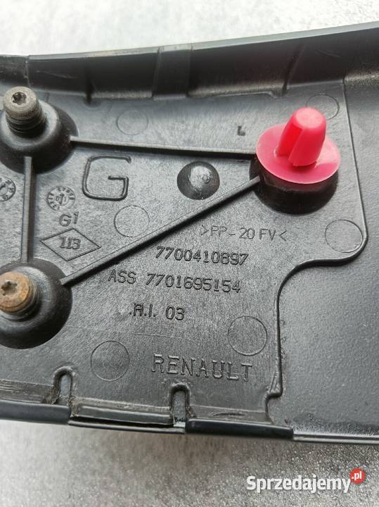 Lotka Spojler Clio 2 trzecie 3 światło stop dolnośląskie