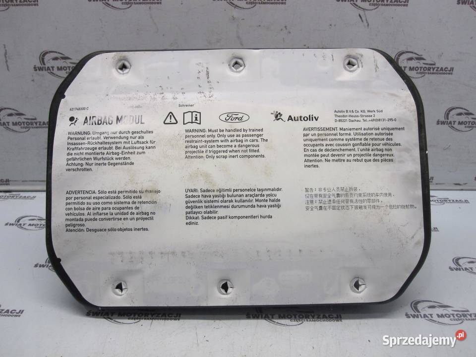 FORD FOCUS MK3 III 13r AIRBAG poduszka pasażera świętokrzyskie