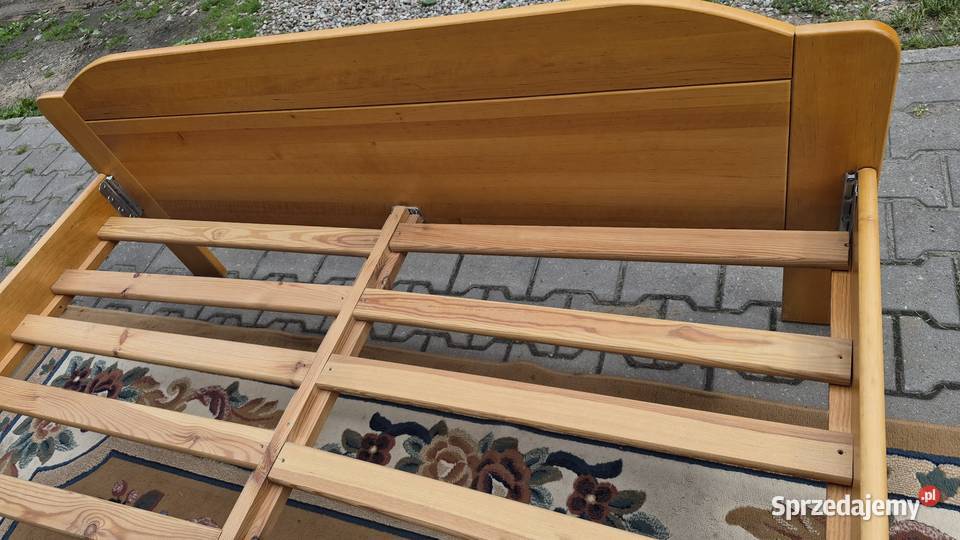Łóżko z drewna bukowego 160 x 200 solidne