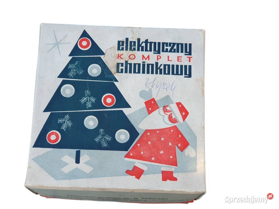 Stare lampki choinkowe PRL lata 70 unikat sprzedam
