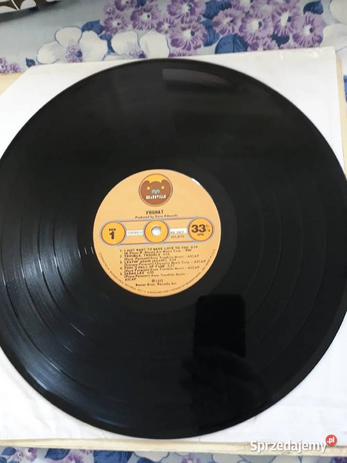 FOGHAT Foghat Bearsville Records USA1972 Rzeszów sprzedam