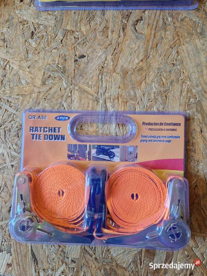 Pasy mocujące bagaż z napinaczem 2 komplet 5 m Głogowa