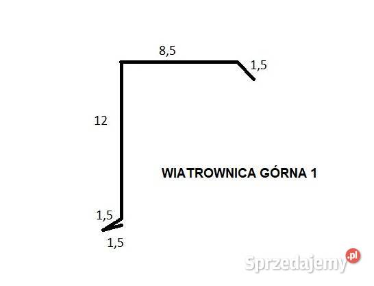 Wiatrownica górna 1 POŁYSK obróbki dł195m różne Hajnówka