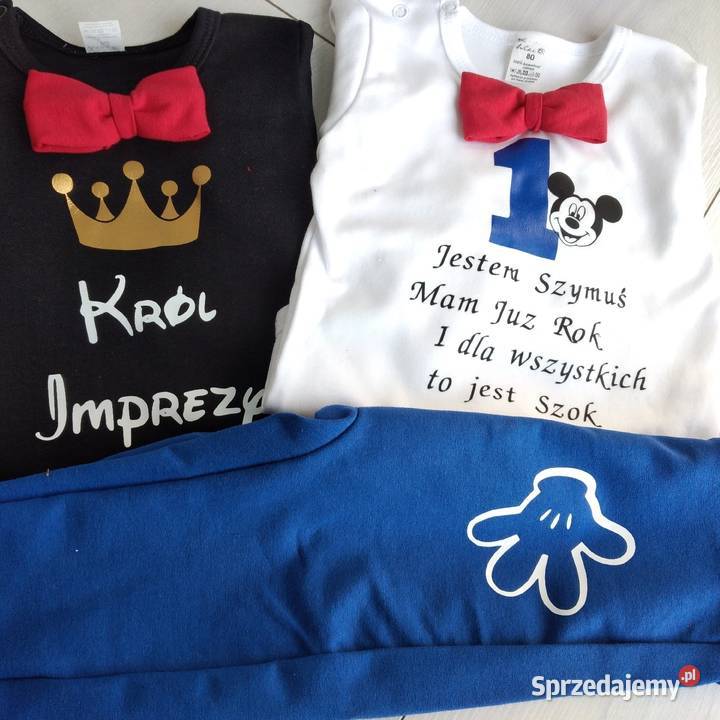 Komplet chłopca roczek korona Szamotuły sprzedam